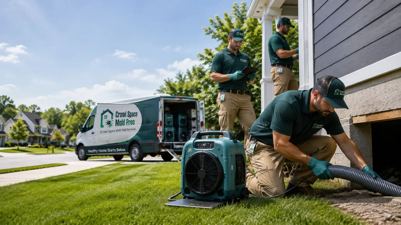 Crawl Space Mold Removal in Hillside, IL